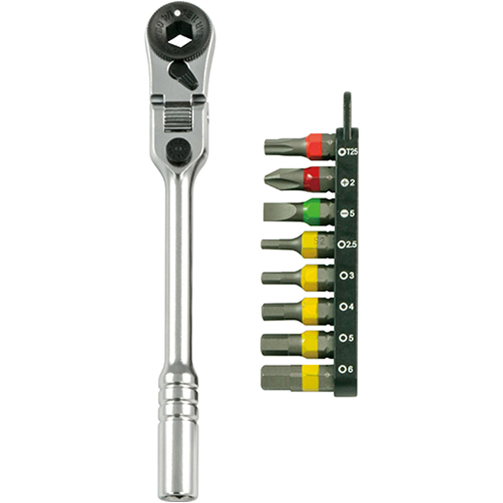 세신 버팔로 미니라쳇 비트세트 SB-RBS9F(9PCS) 110-1670 - 메인 이미지