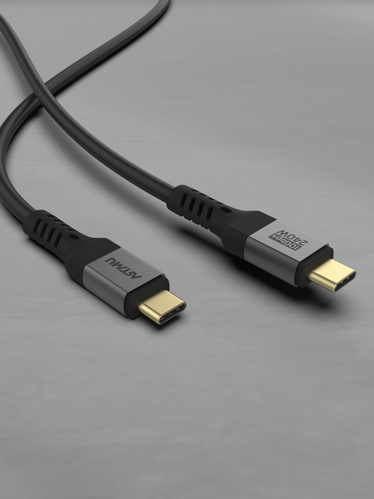 USB PD C to C 240W EPR GEN2 10Gbps 케이블 1m, 1개 - 상세 이미지 5