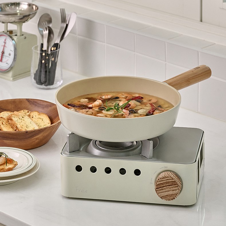 국내생산 에비히슈테른 프라이어 미니 버너 캠핑 스토브 휴대용 가스렌지