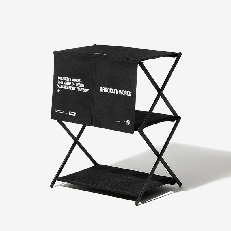 [브루클린웍스] 접이식 알루미늄 3단 쉘프