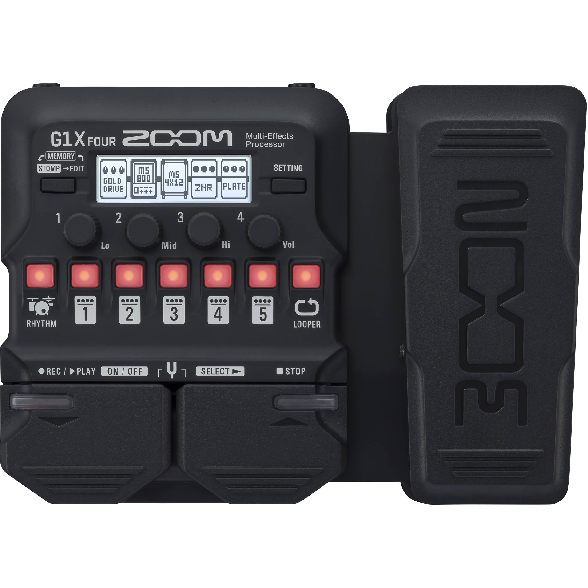ZOOM G1X FOUR 줌 기타 멀티 이펙터 멀티 페달 - 상세 이미지 2