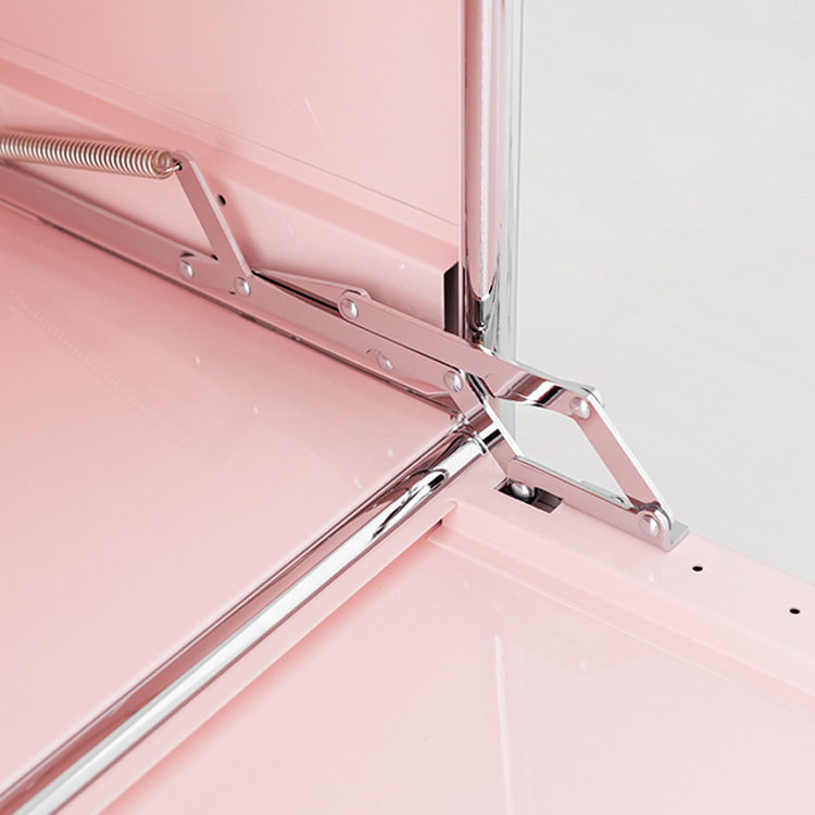 심플리 수납장 BC016 770mmx400mmx820mm, 2단, 핑크 9483.4501 - 상세 이미지 3