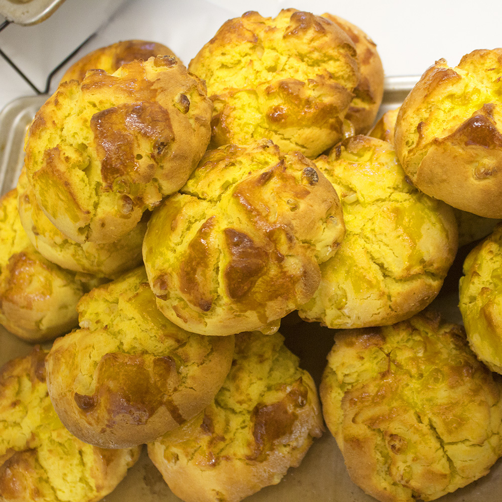 국내산 초당 옥수수를 넣은 옛날 옥수수빵