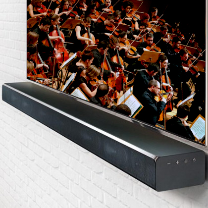 사운드바거치대 벽걸이 무타공 브라켓 스피커 선반 제품 이미지