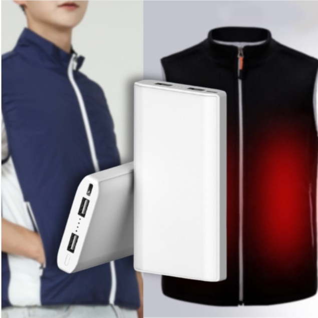 가벼운 선풍기 조끼 보조 배터리 온열 발열조끼배터리