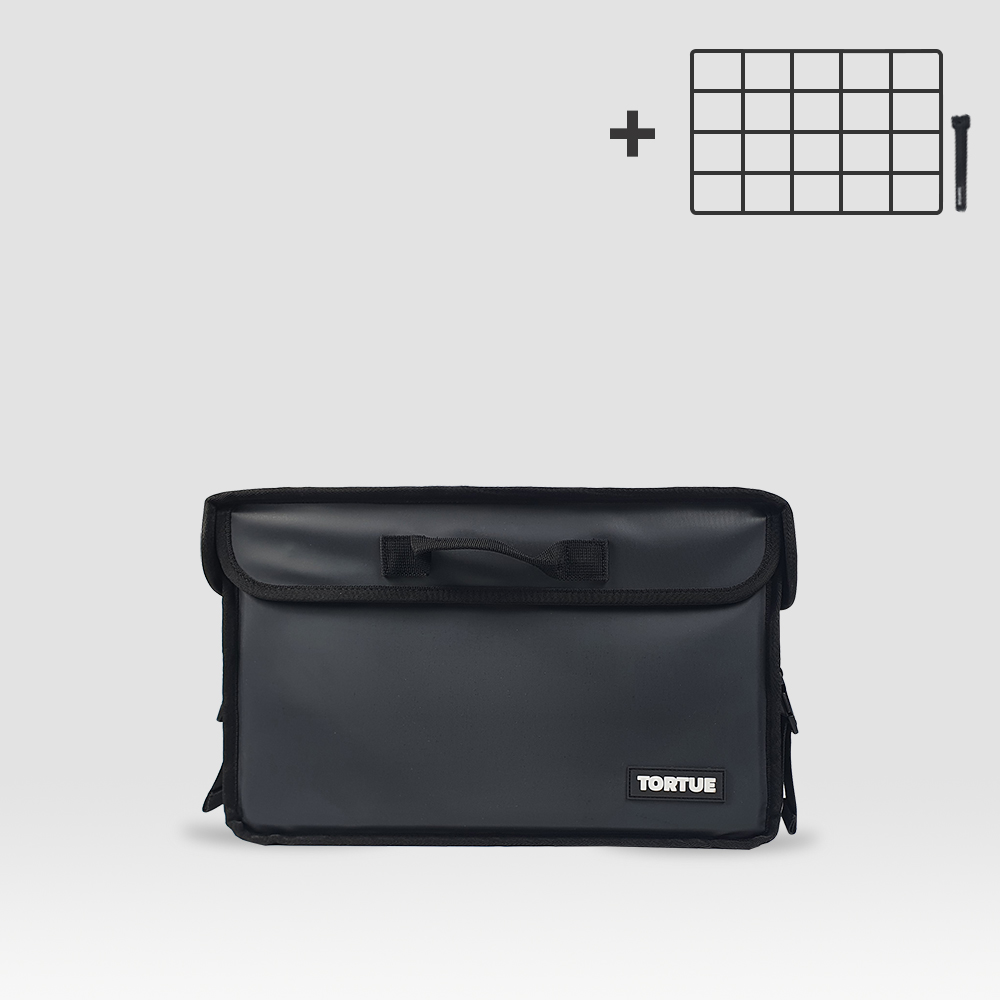 TORTUE 토투 자전거 배달가방 자석개폐형 30L+거치용 고정틀 30L - 메인 이미지