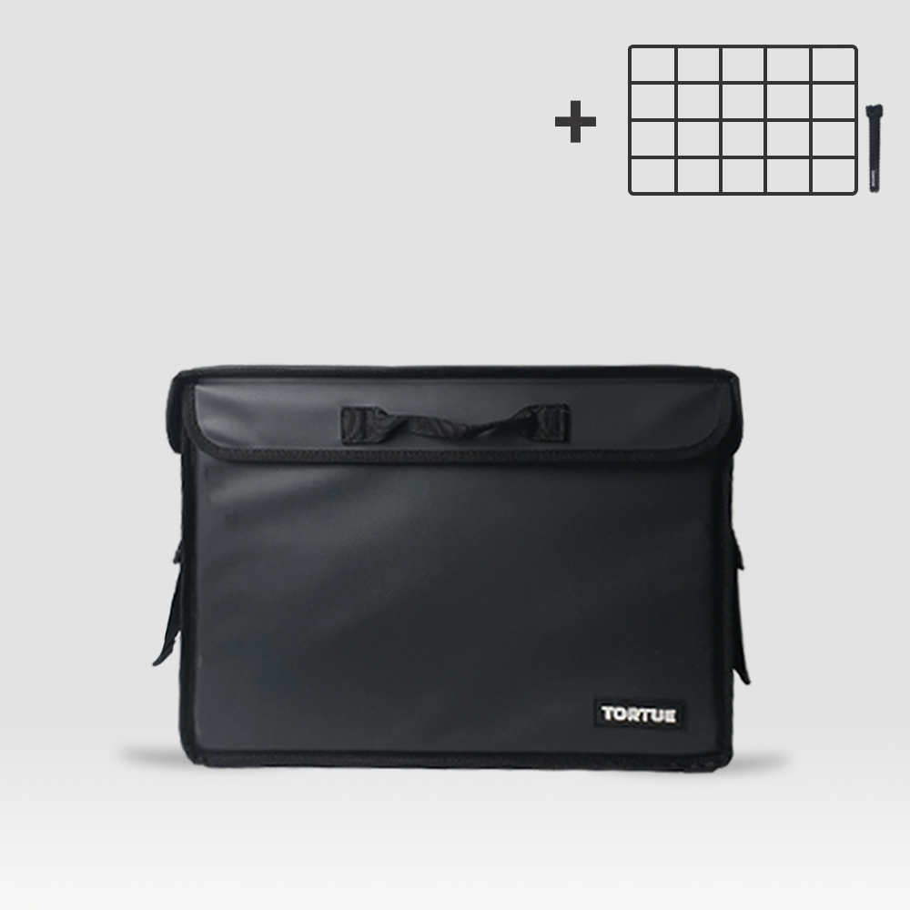 TORTUE 토투 자전거 배달가방 자석개폐형 48L+거치용 고정틀 48L