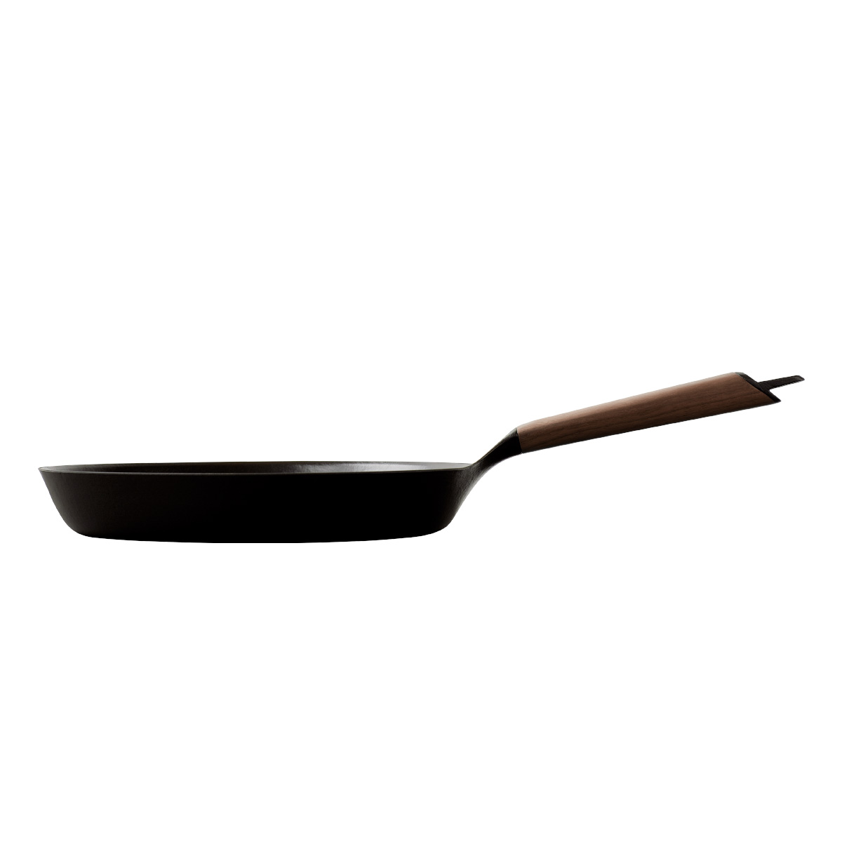 [일반팬] 버미큘라 주물 법랑 무쇠 프라이팬 28cm, 월넛 - 상세 이미지 2