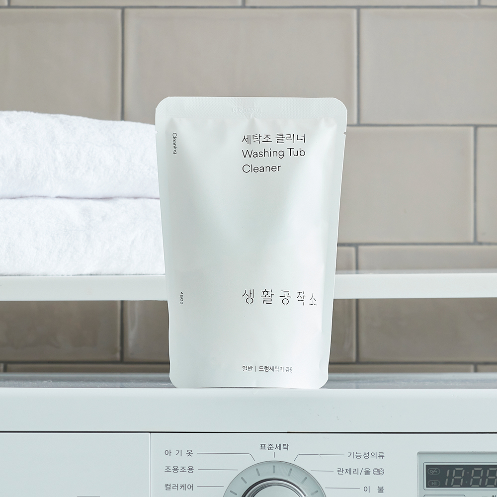 생활공작소 세탁조 크리너 통세척 세탁기 드럼450g 1개