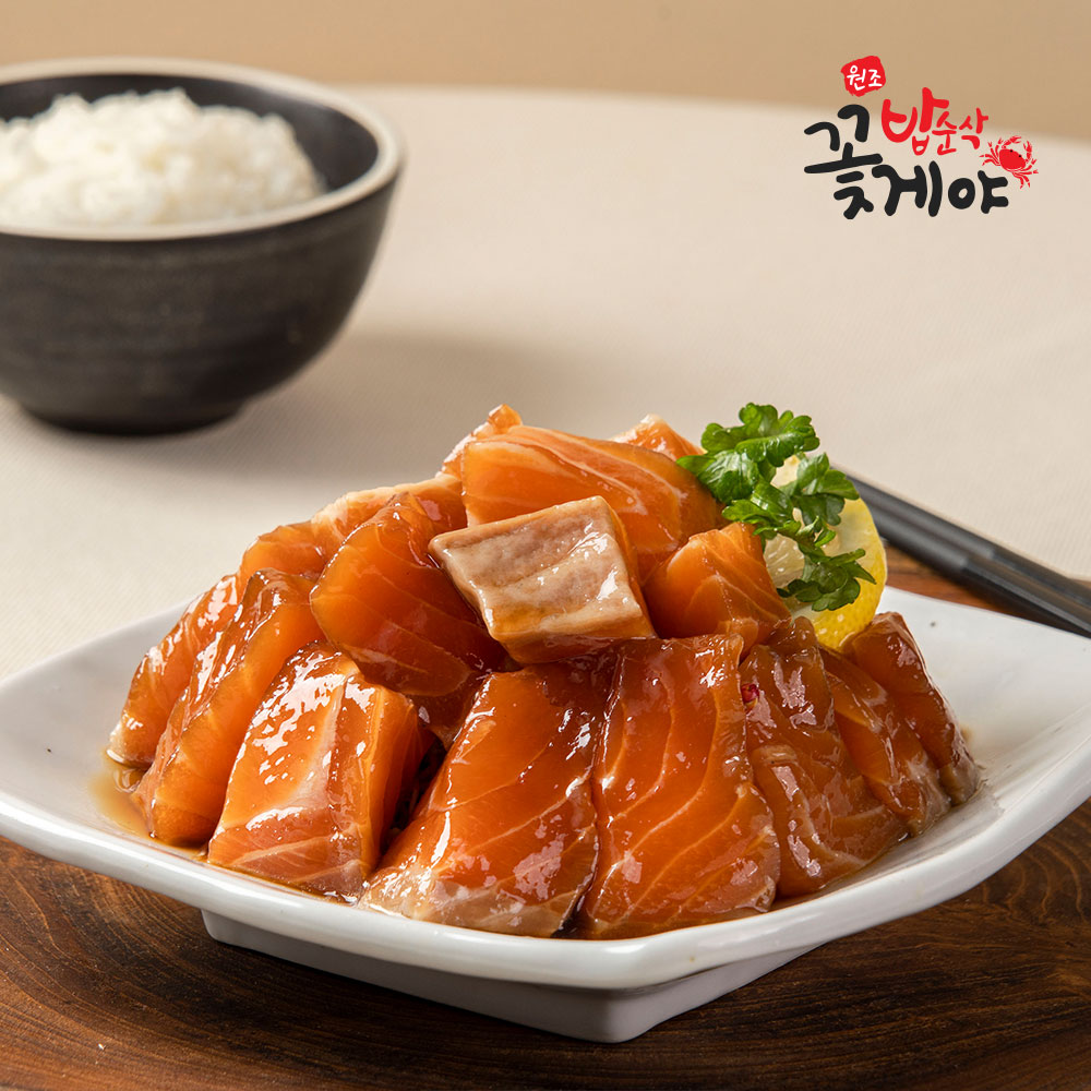 밥순삭꽃게야 간장연어장 400g : 밥순삭 꽃게야