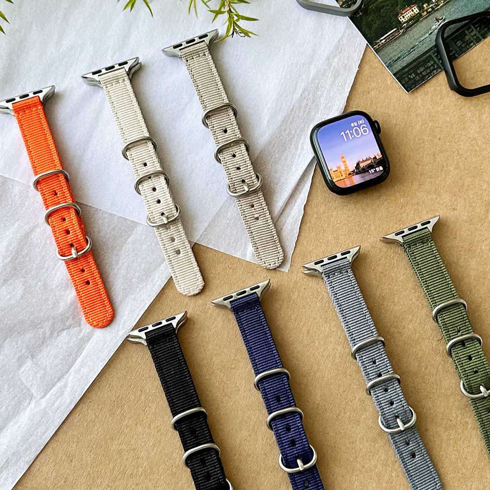 힐링쉴드 애플워치 슬림 나토밴드 스트랩 SNT시리즈 38/40/41/42mm