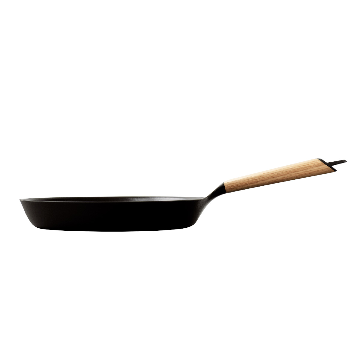 [일반팬] 버미큘라 주물 법랑 무쇠 프라이팬 28cm, 오크 - 상세 이미지 2