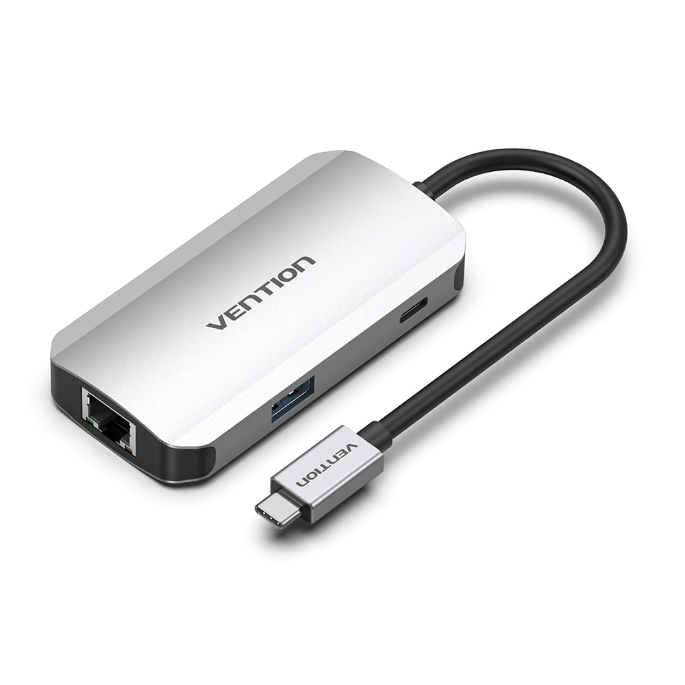 벤션 C타입 기가비트 랜카드 USB3.0 멀티허브, TNFHB-KR - 상품 이미지