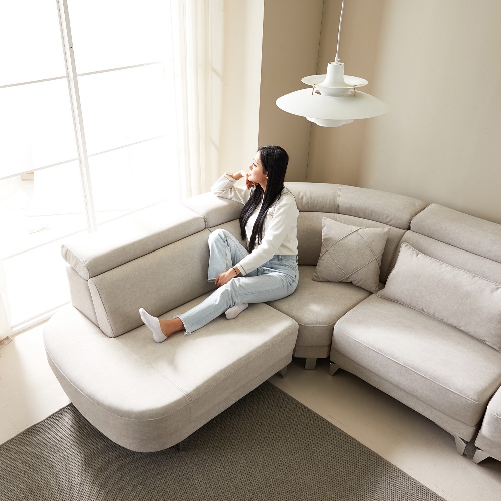 서광퍼니처 산티아고 조야 아쿠아텍스 패브릭 모듈 코너형 6인용 쇼파 sk