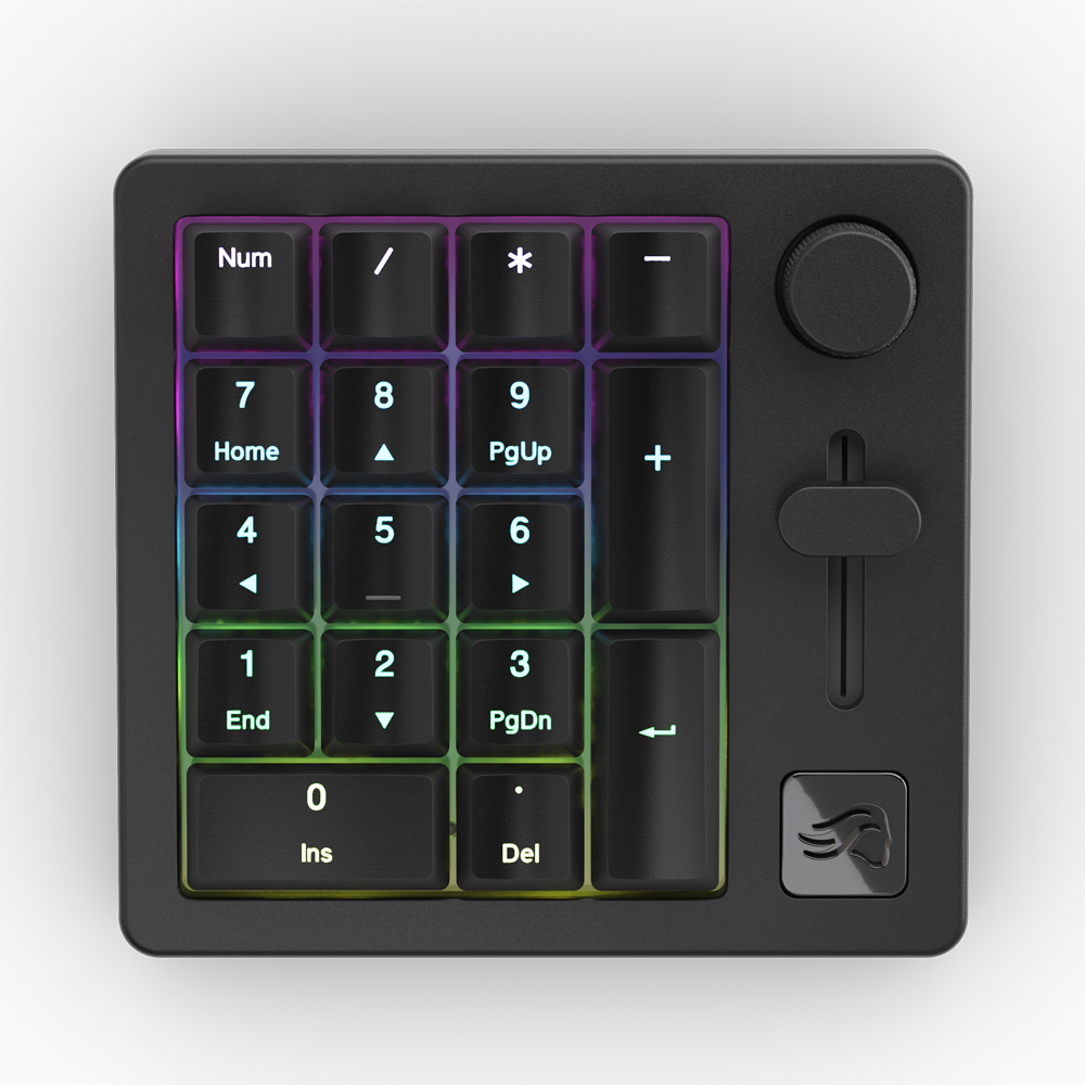 글로리어스 GMMK NUMPAD (블랙) 유무선 숫자 키패드 커스텀 키보드 - 메인 이미지