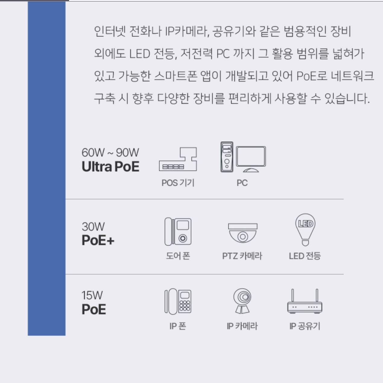 8포트 기가 인터넷 허브 이더넷 스위치 사무실 랜선 허브 - 상세 이미지 3