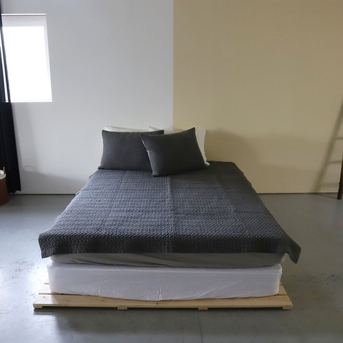 푸른자리 정온침장 듀엣 오가닉 침대패드 퀸 싱글 슈퍼싱글 피그먼트 워싱면