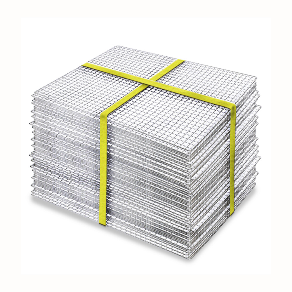 꾸버스 일회용석쇠 태망 중 43x34 90장 도매 바베큐 그릴 불판 캠핑 펜션 식당 업소용