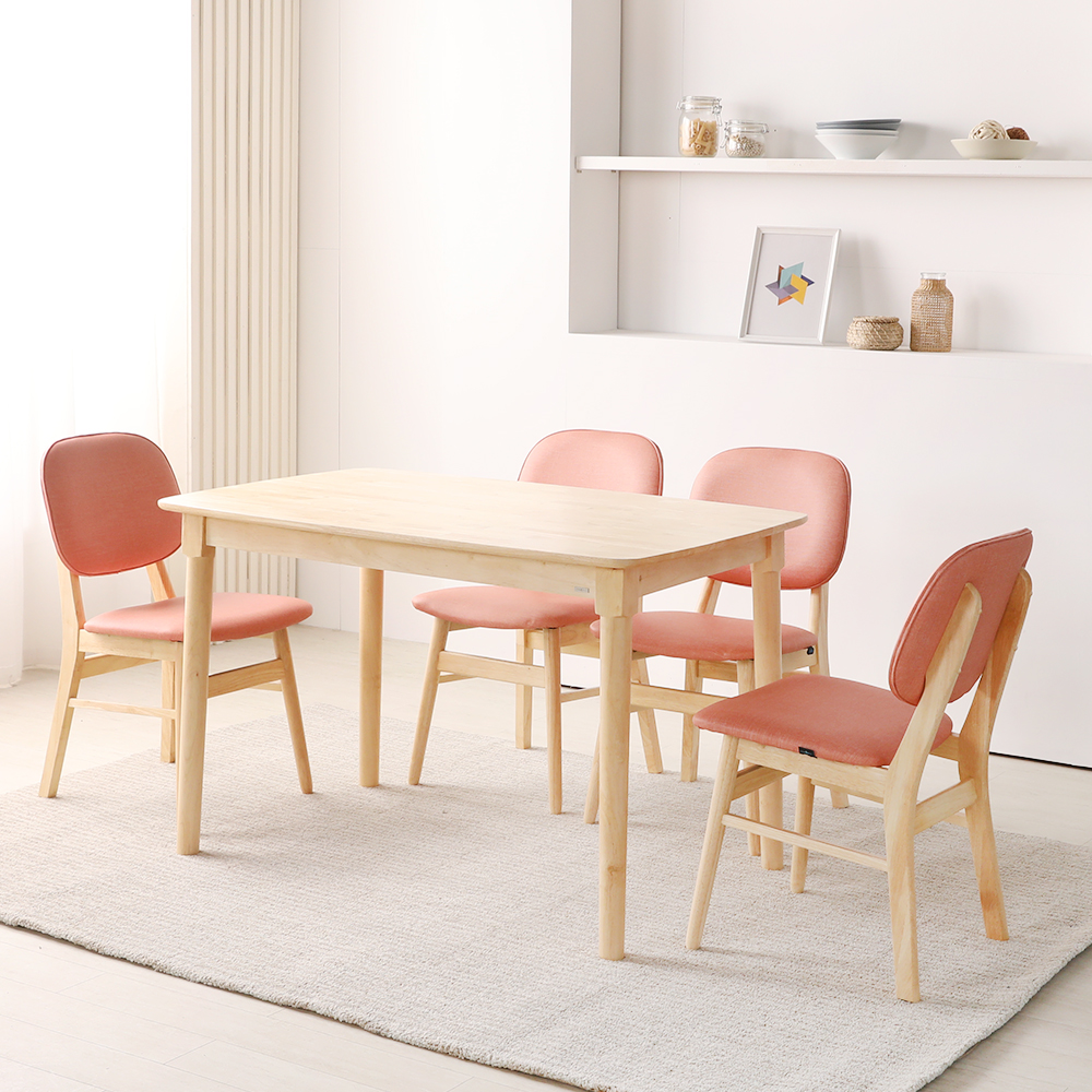 린백 LB22K 카페 인테리어 원목 식탁의자 제품 이미지