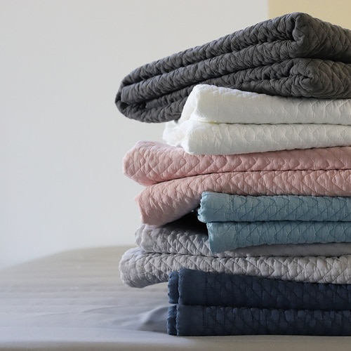 푸른자리 정온침장 듀엣 오가닉 침대패드 퀸 싱글 슈퍼싱글 피그먼트 워싱면