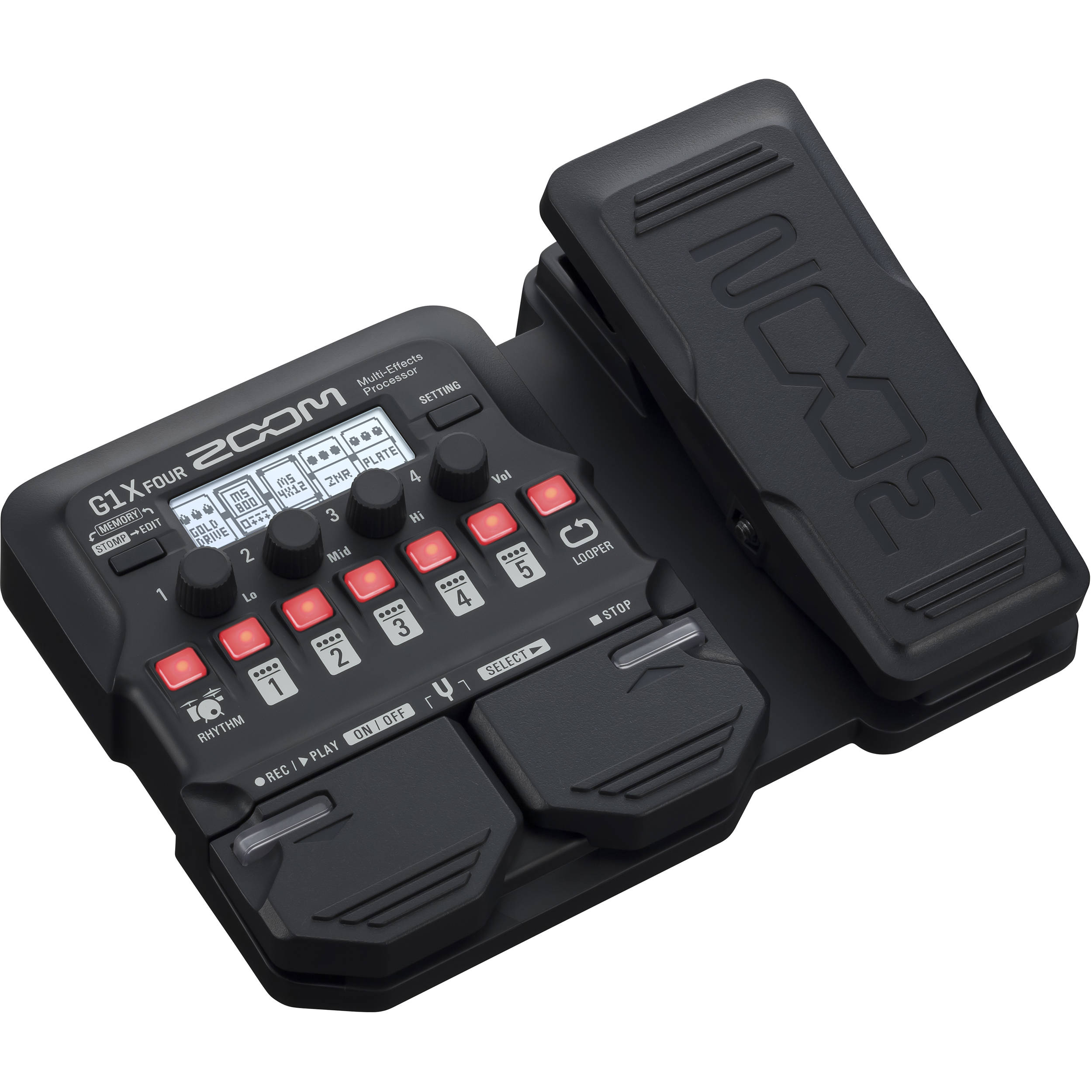ZOOM G1X FOUR 줌 기타 멀티 이펙터 멀티 페달 - 메인 이미지