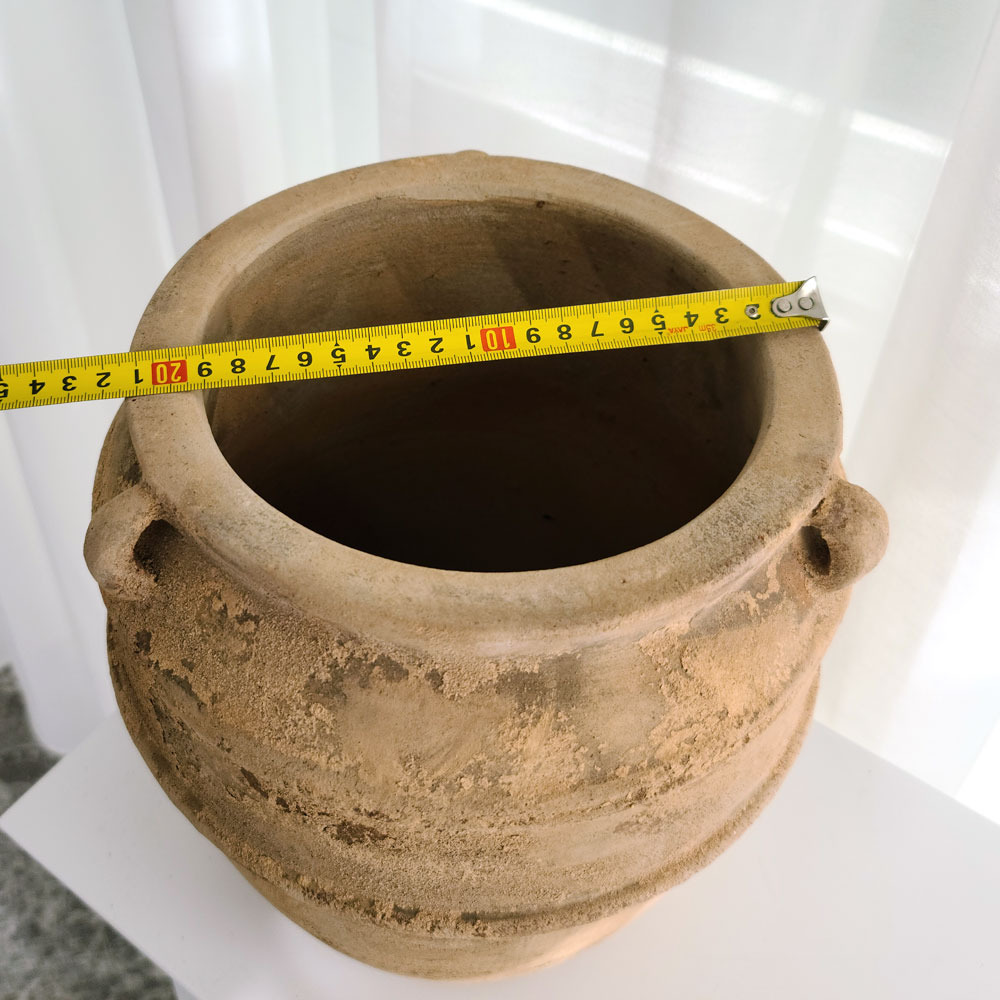 베하몰 테라원 빈티지 아쿠아 토분 귀걸이물병 21x26cm - 상세 이미지 3