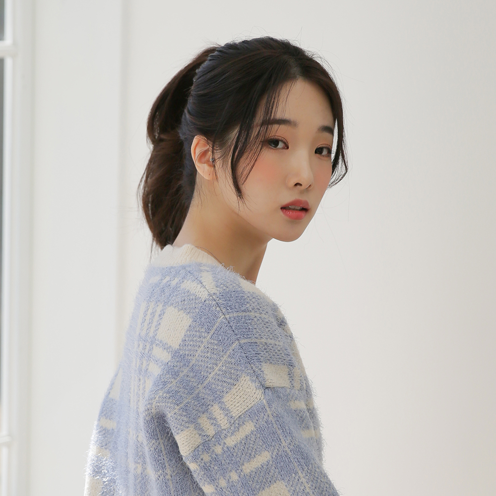 앞머리 붙임머리 똑딱이 가발 숏사이드뱅 - 상품 이미지