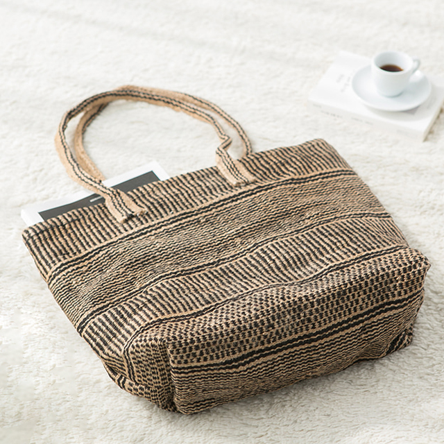 MILJIB 숄더백 48x37 블랙 이미지 3