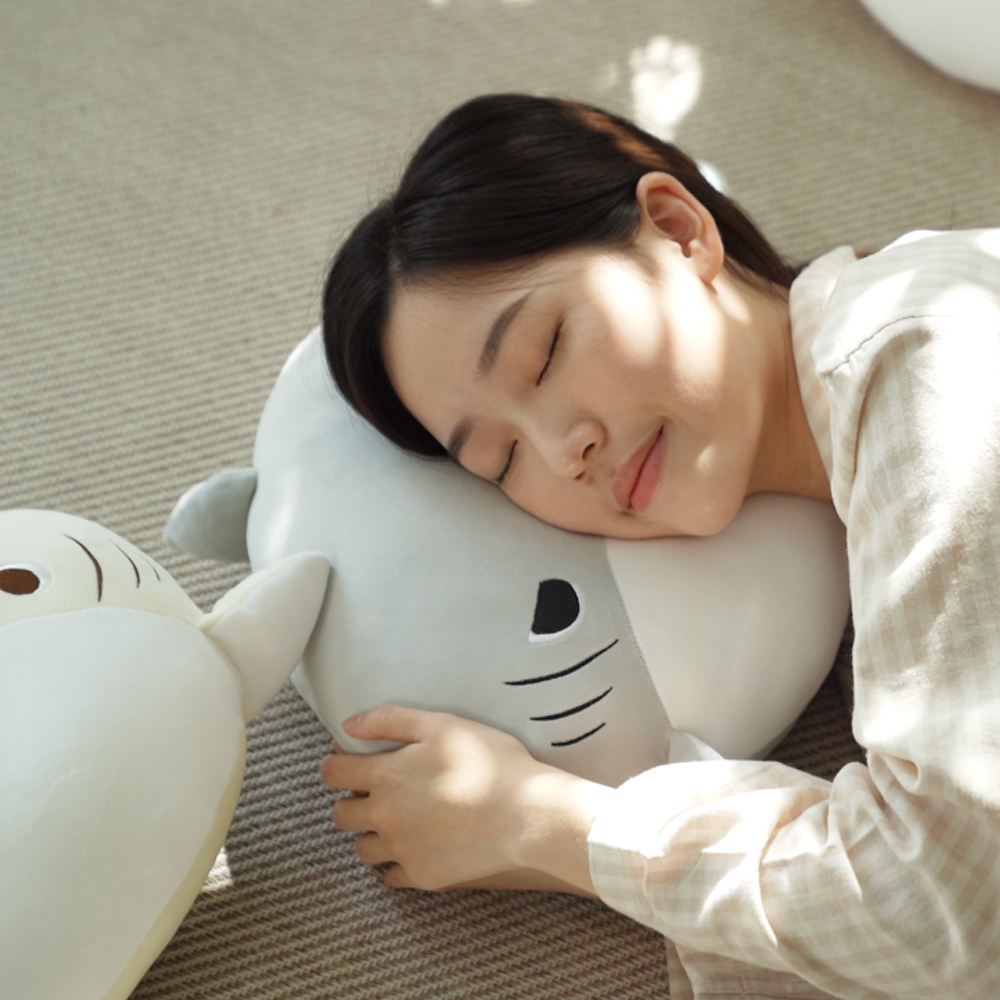 아르셰 국산 상어 인형 베개 모찌 쿠션 안고자는 쿠션 바디필로우 이미지 6