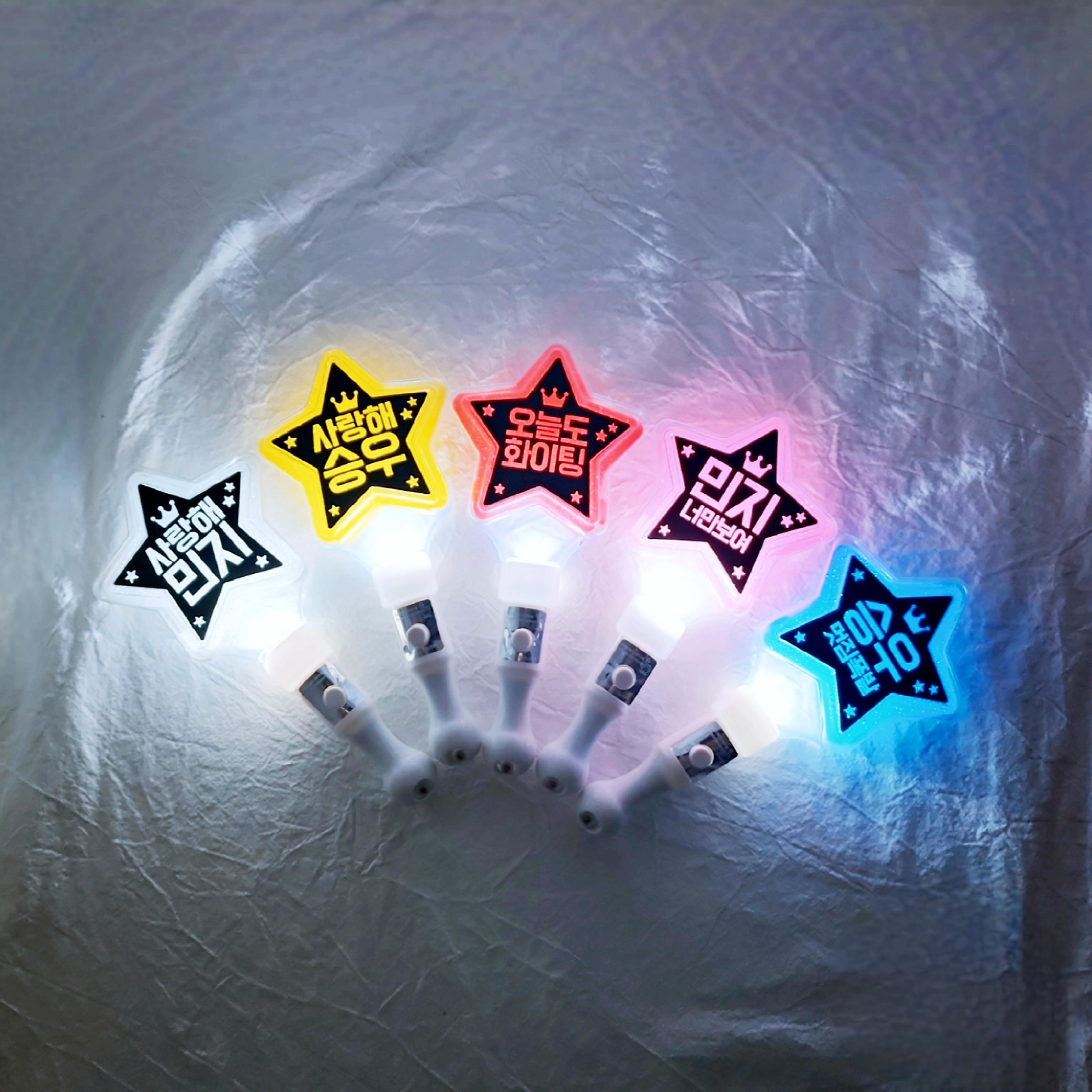 led 야광 응원봉 양면 사진 얼굴 재롱잔치 운동회 학예회 발표회 음악회 응원 피켓 제작 이미지 6