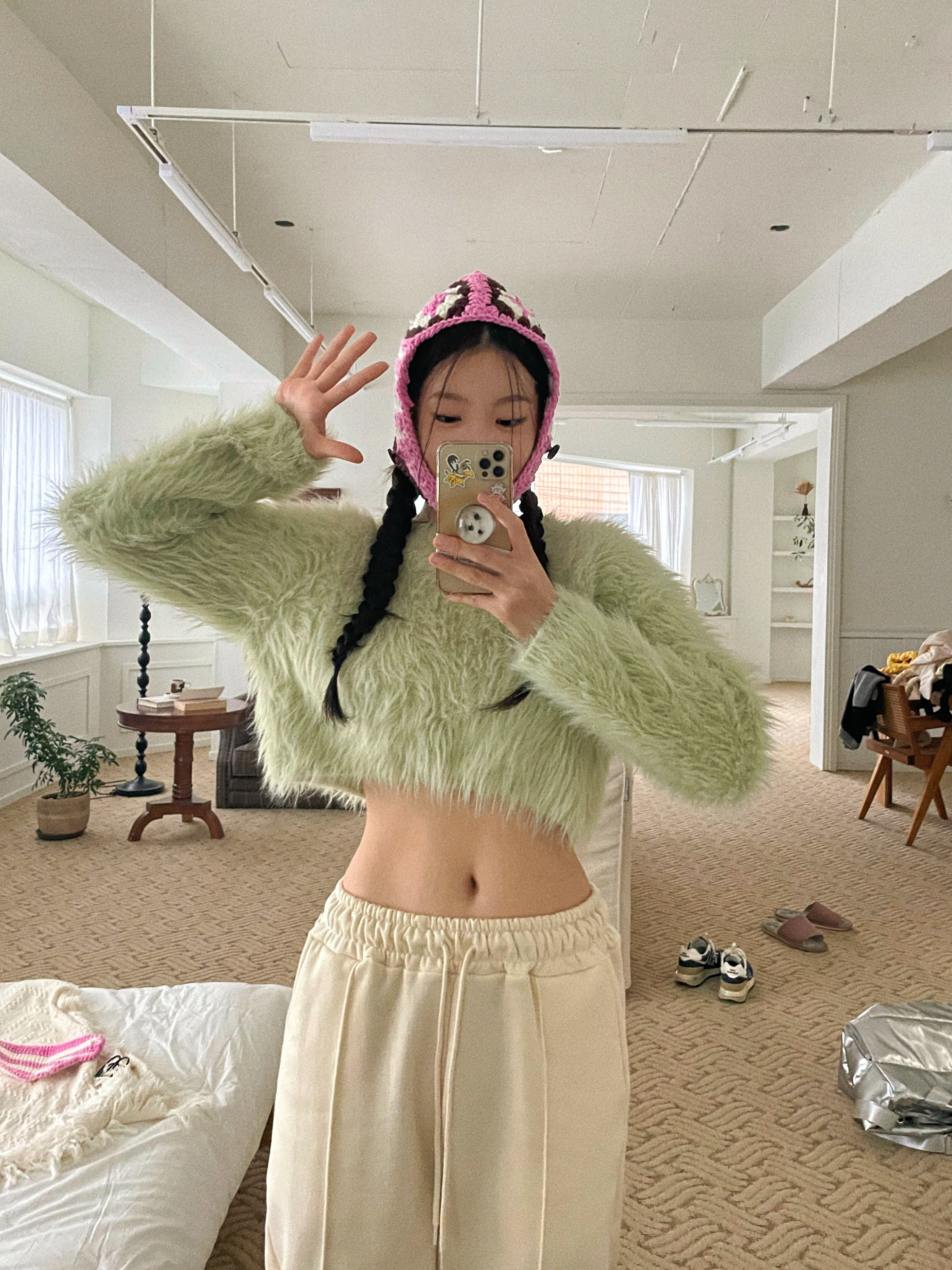 [SALE] 크로셰 뜨개 바라클라바 상세 이미지 25