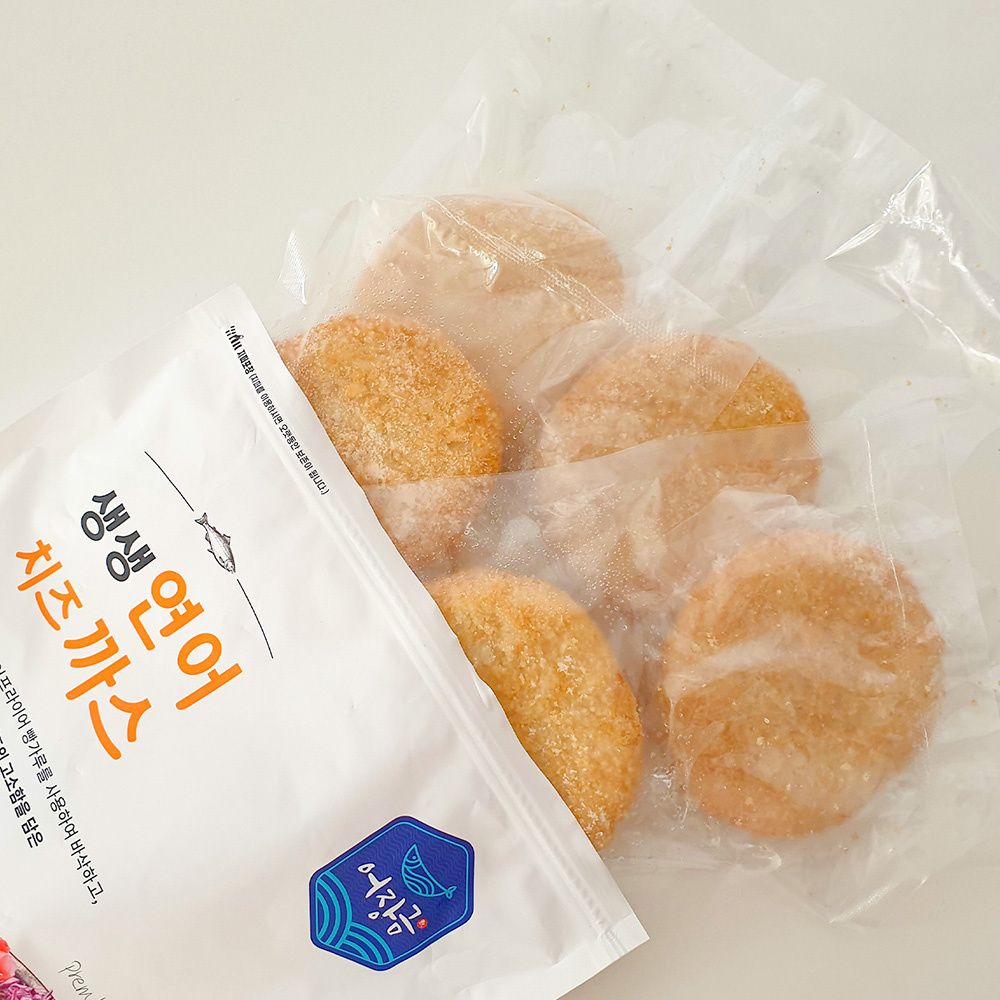 어장금 연어 치즈 아가 까스 500g 총 5개 에어프라이어 해물 튀김 - 상품 이미지