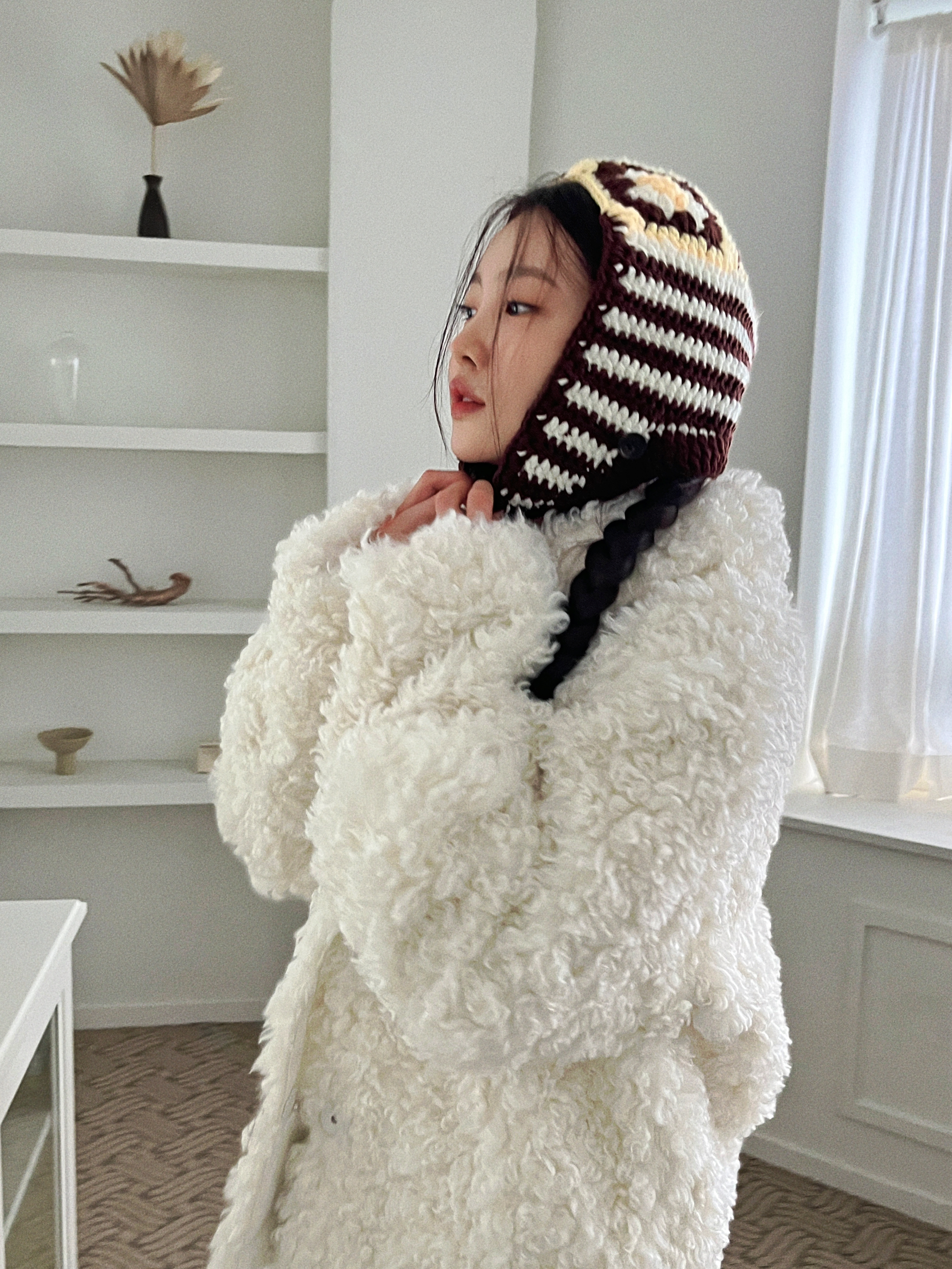 [SALE] 크로셰 뜨개 바라클라바 상세 이미지 13