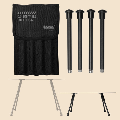 카고컨테이너 숏 레그 엔드테이블 다리 보조 좌식 차박 캠핑 차박용