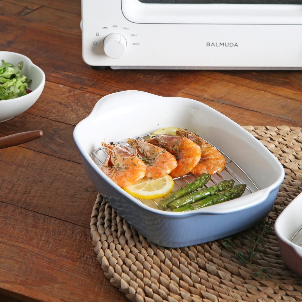 벨류세라믹 라고스 도자기 오븐 용기 접시 에어프라이어 베이킹 디쉬 밧드 26cm