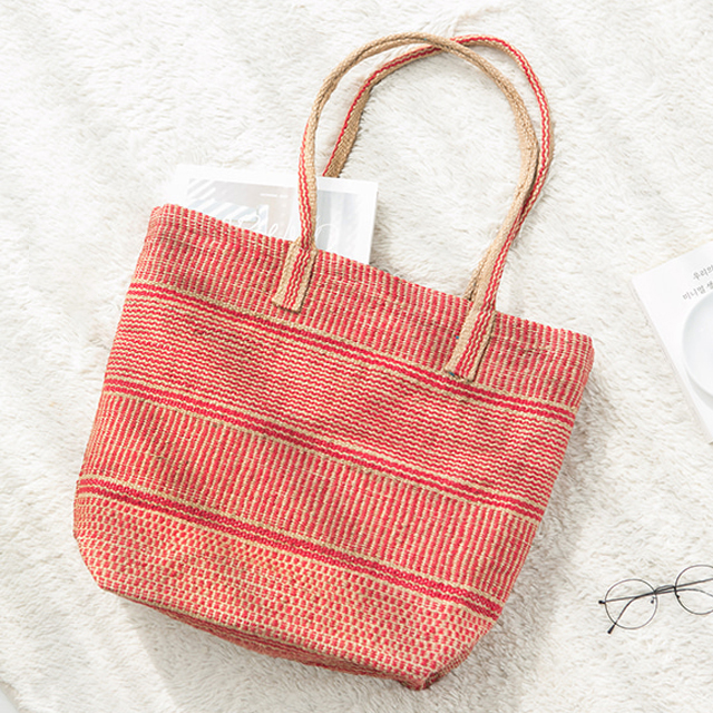 MILJIB 숄더백 48x37 레드