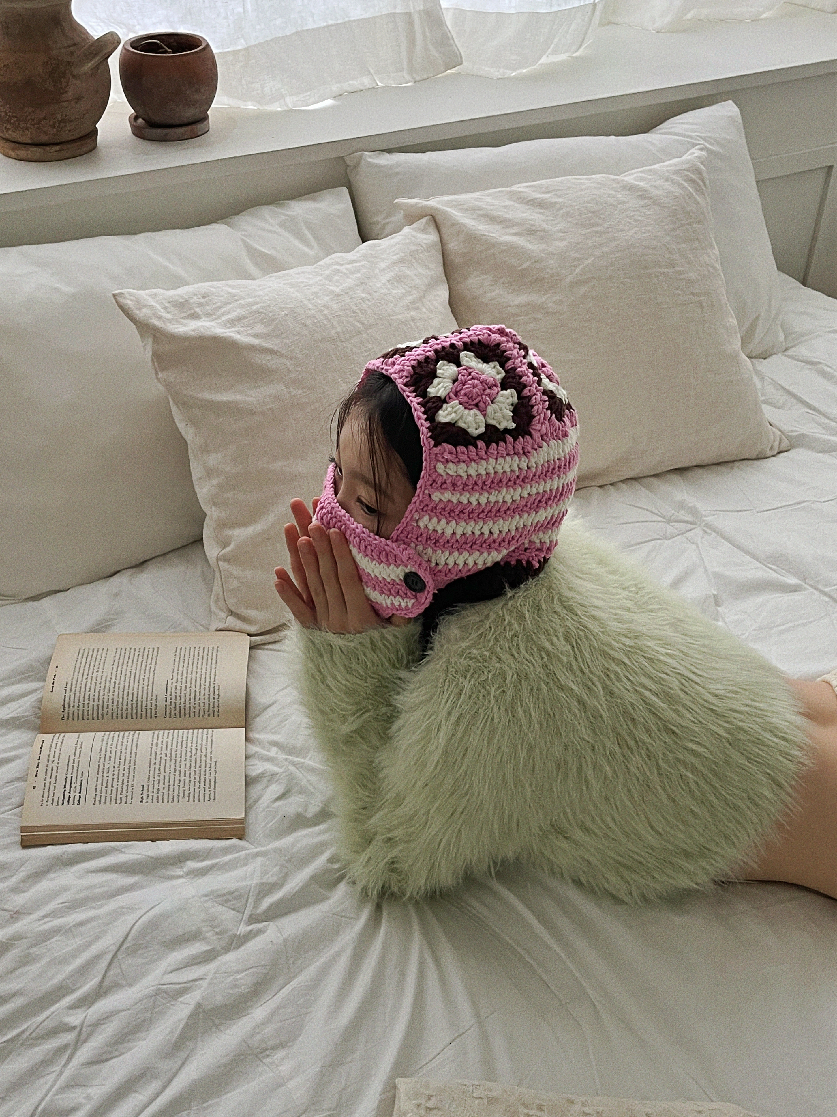 [SALE] 크로셰 뜨개 바라클라바 상세 이미지 24