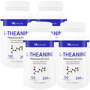 마이라이프내추럴스 엘 테아닌 L-테아닌 250mg 알약 120캡슐, 4개 맛있게 먹은 솔직 후기 - 상품 이미지 1