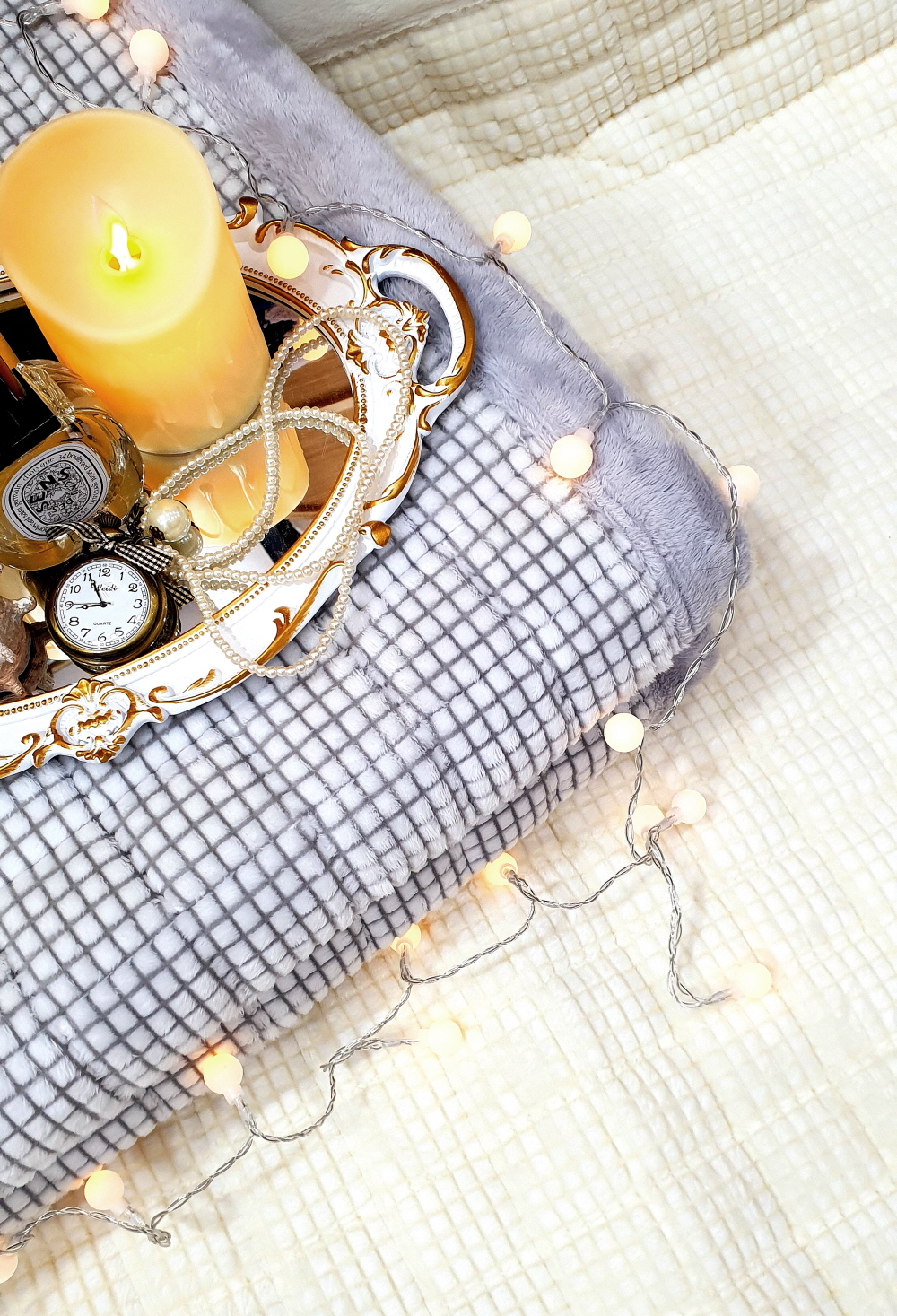 와플 알러지케어 겨울 극세사 이불 침대패드