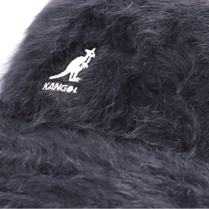 캉골 앙고라 퍼 버킷햇 벙거지 모자