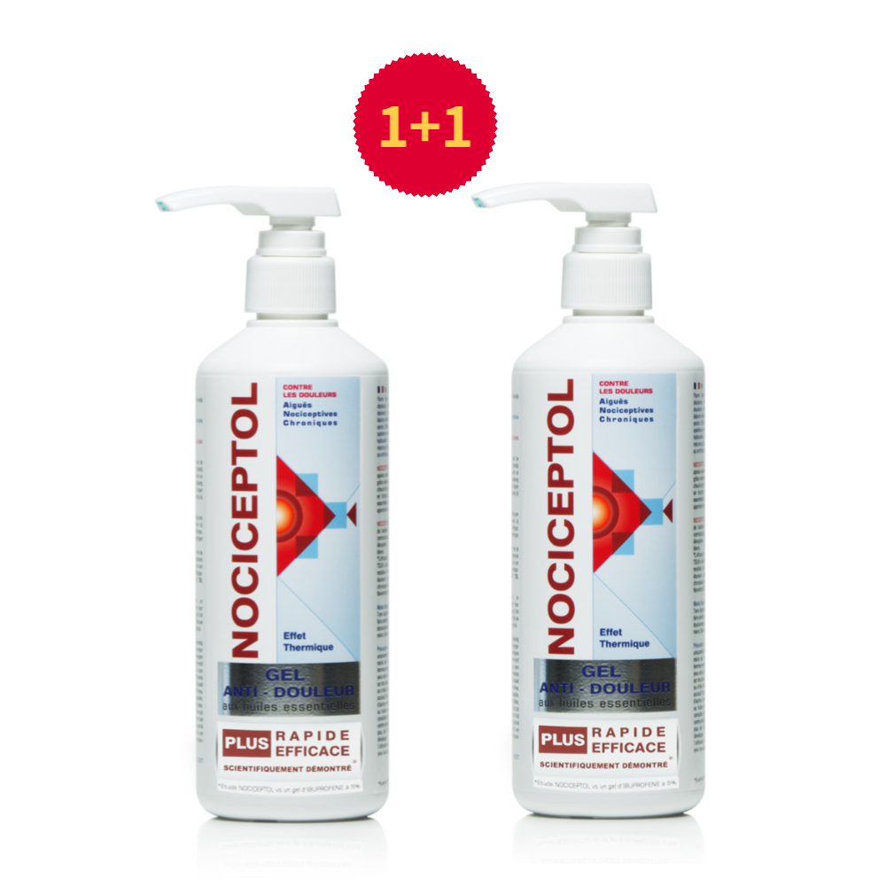 1+1 대용량 노시셉톨 마사지겔 500ML 2통 - 메인 이미지