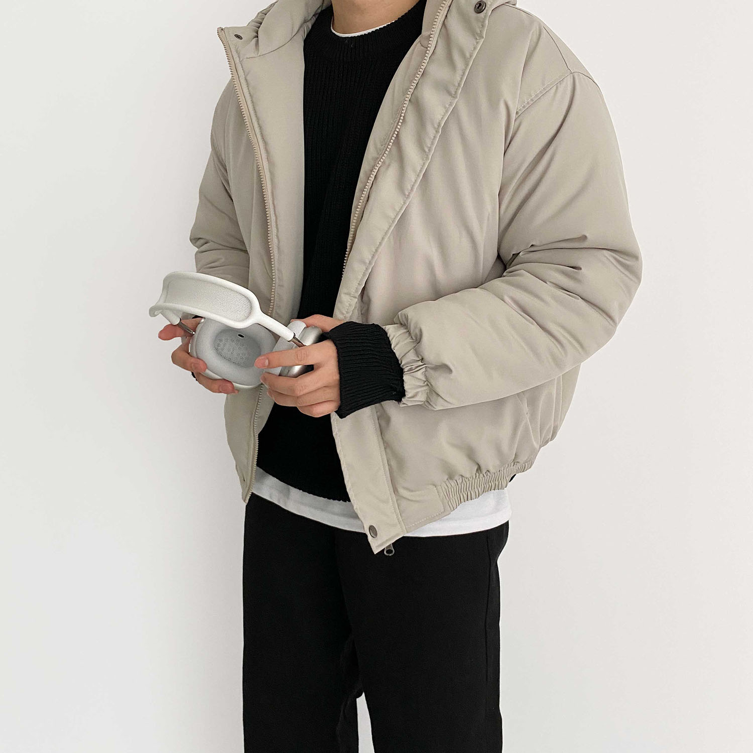 후드패딩 푸퍼패딩 남자숏패딩 이미지 1