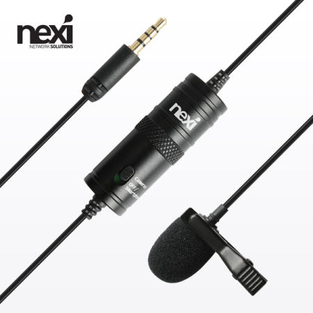 넥시 NX-CPM1 무지향성 콘덴서 핀마이크 NX1206