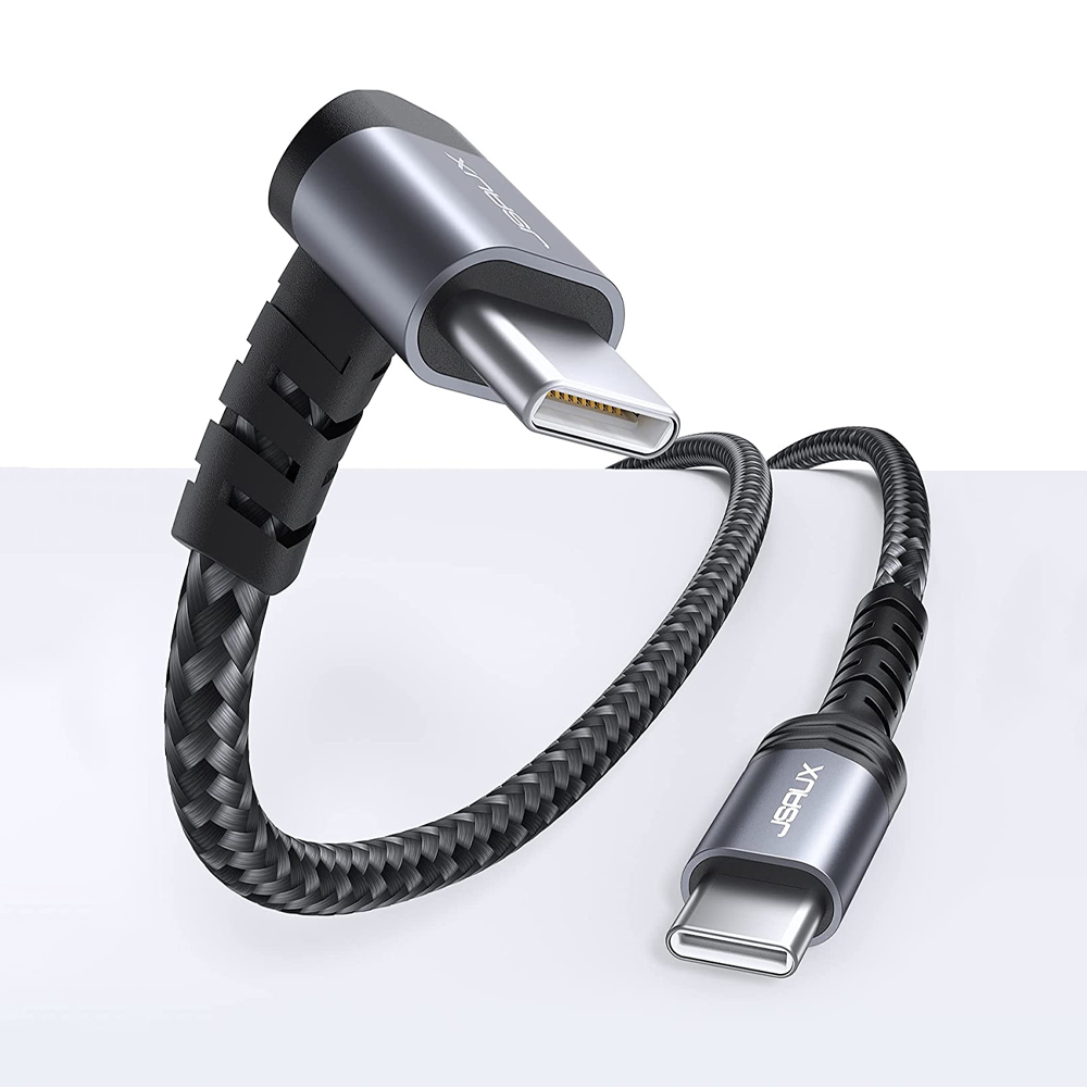 C to C 타입 고속 충전 케이블 ㄱ자 3M 100W JSAUX