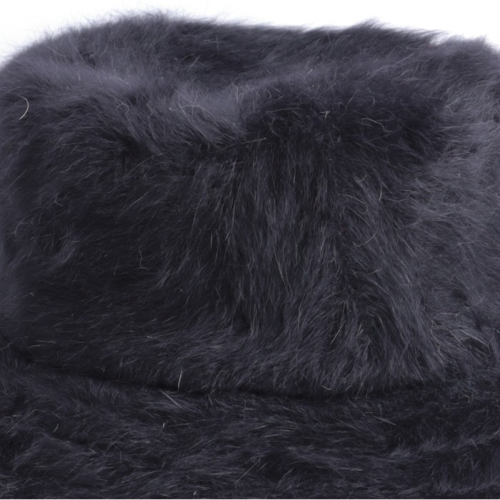 캉골 앙고라 퍼 버킷햇 벙거지 모자