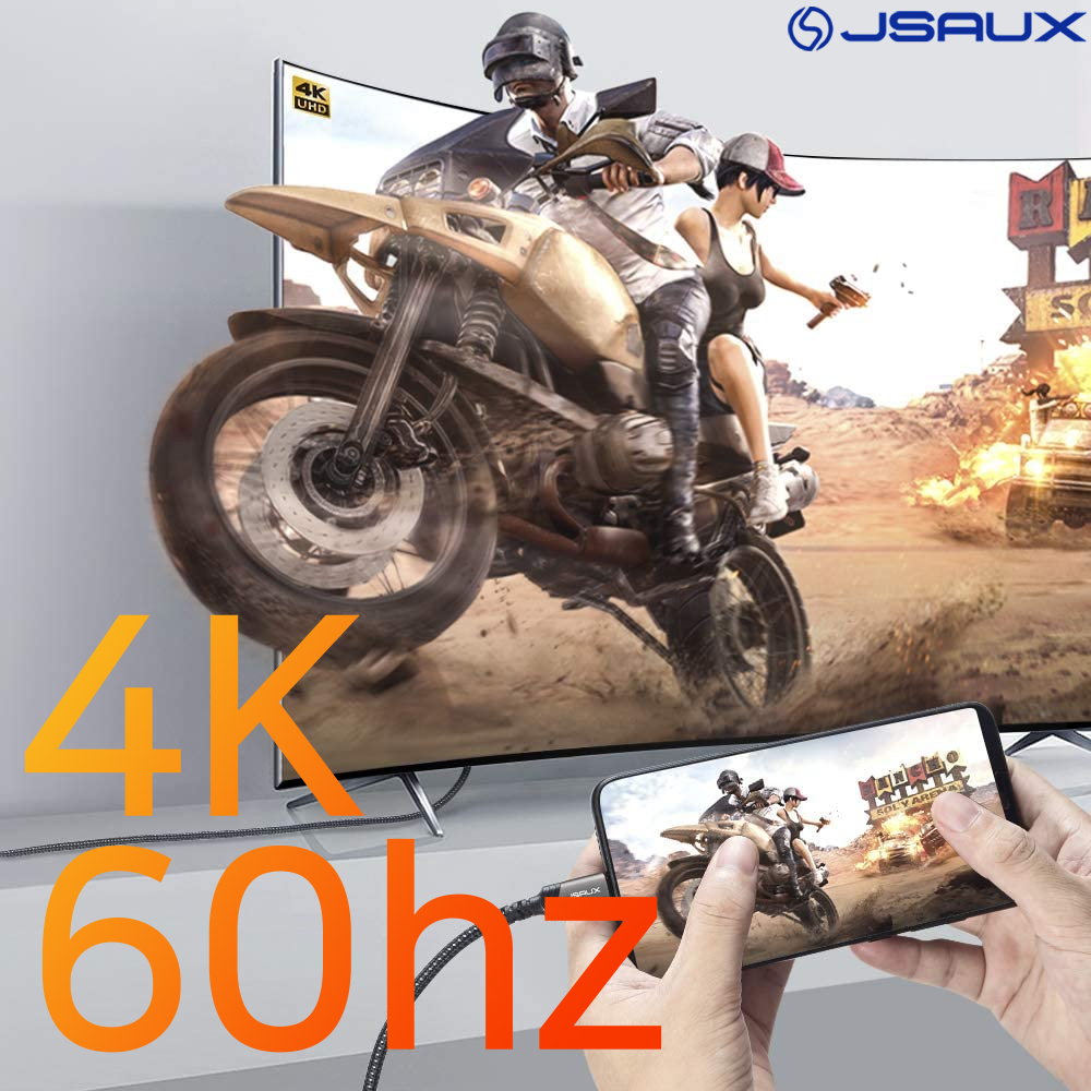 미러링 케이블 MHL C타입 HDMI 스마트폰 TV연결 3m 4k 60Hz JSAUX - 상세 이미지 5