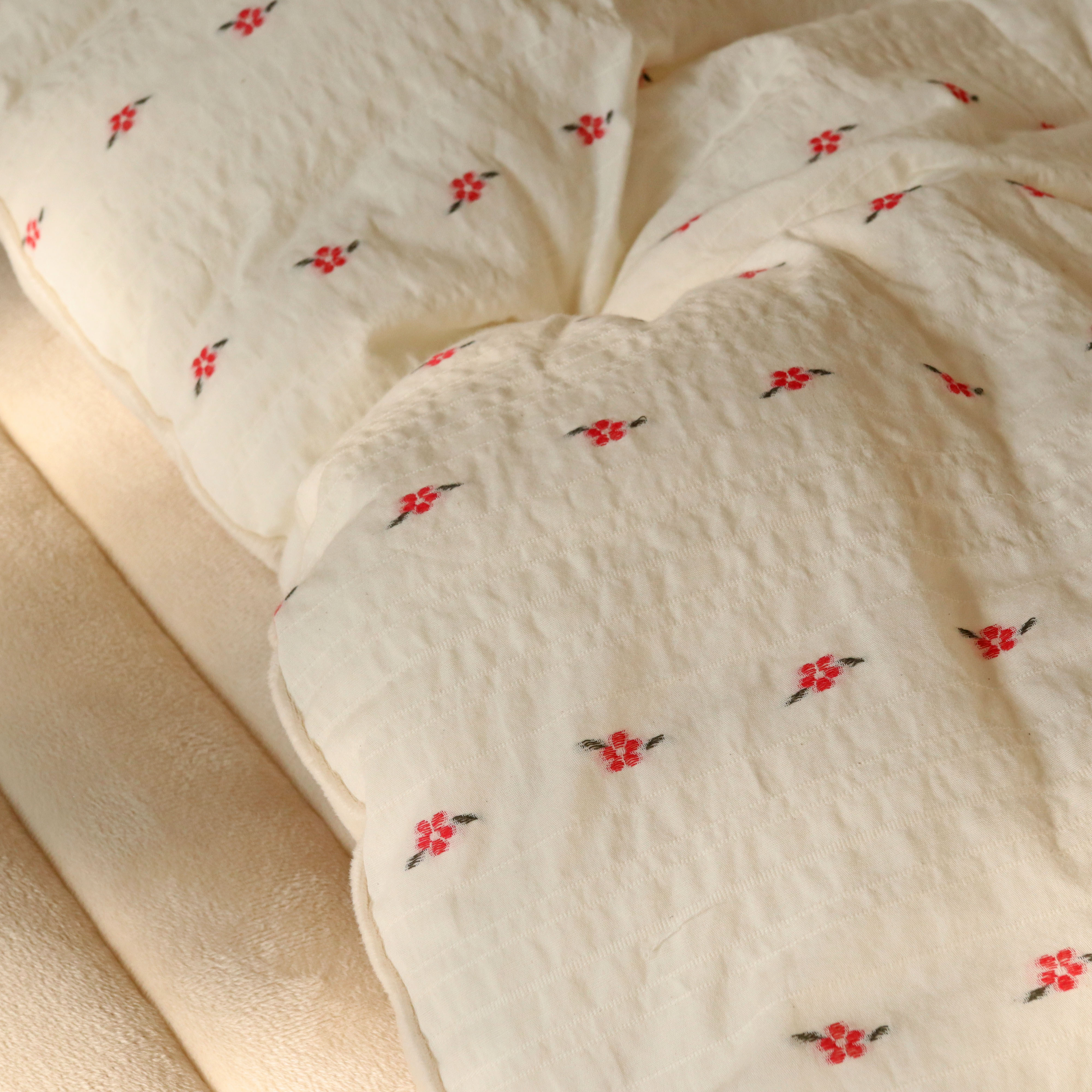 까멜리아 도비코튼 극세사 순면 아사 겨울 알러지케어 침구 차렵이불 S/SS