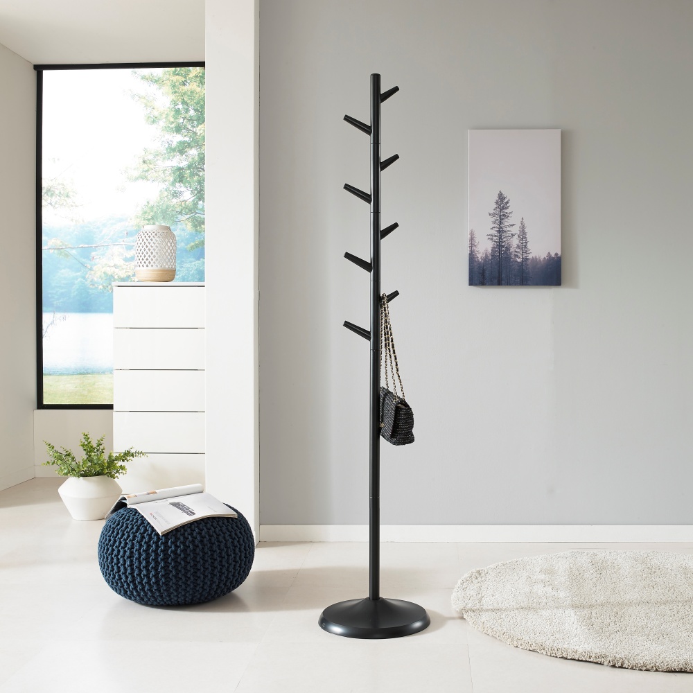 리빙스타 스탠드 행거 트리 옷걸이 수납 원룸 철제