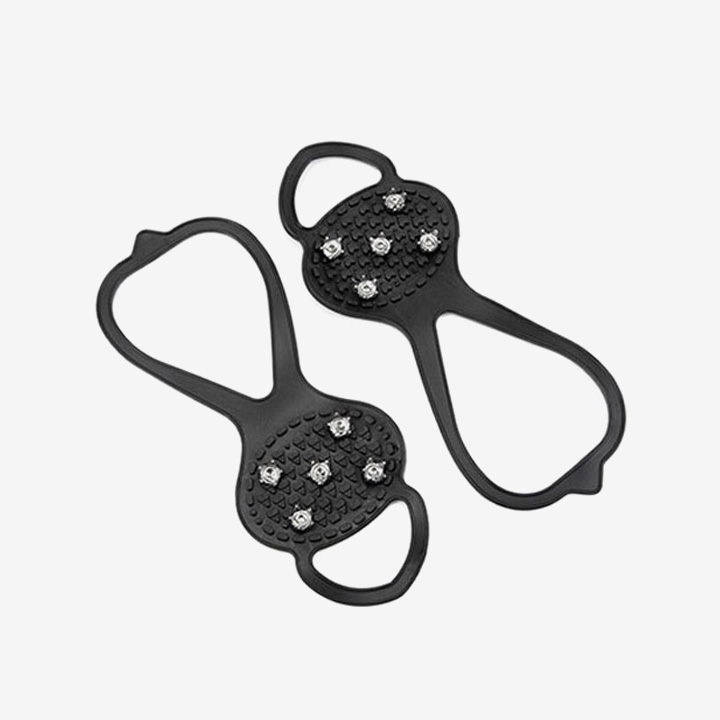 (1+1)[트윈스파파] 눈길 빙판길 미끄럼방지 남성 여성 도시형 아이젠 블랙 - 상세 이미지 2