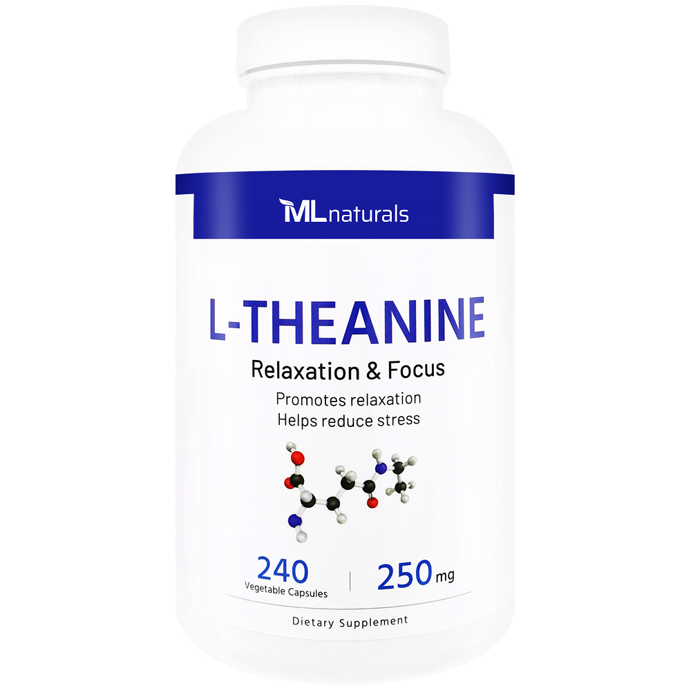 마이라이프내추럴스 엘테아닌 L-테아닌 250mg 알약 240캡슐, 1개 제품 이미지